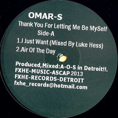 OMAR S THANK YOU FOR LETTING ME BE MYSELF PART 1